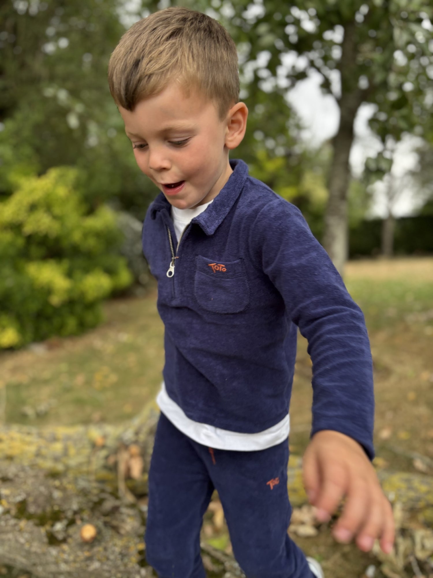 Boys terry-towelling set